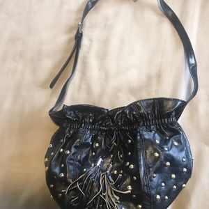 Steve Madden Black Pouch style purse